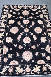 TURKISH USAK WOOL AND COTTON RUG MEASURING APPROX 7 FEET 8 INCHES X 5 FEET 6 INCHES