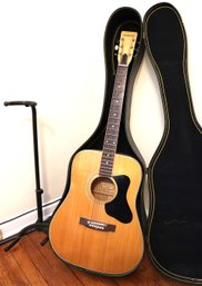 Madeira Acoustic Guitar Model Number A-30 M With Hard Case & Stand