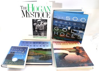 500 World's Greatest Golf Holes, The Hogan Mystique, Courses Of The PGA Tour, Americas Linksland & More.