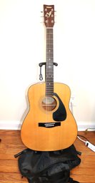 Yamaha FG-401 Acoustic Guitar With Stand Model