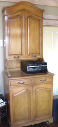 Vintage Wood Media Cabinet