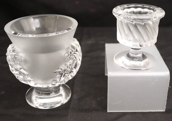 Lalique France Frosted Crystal Saint Cloud