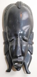 Traditional Hand Carved Wood Mask From The Central African Republic, Made From Extremely Heavy Wood