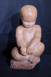 Plaster Sculpture Of A Baby Makers Mark 33 W MPI 1967 Museum Pieces