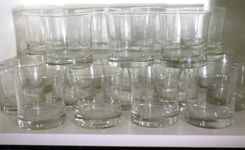 Large Group Of Vintage Juice Glasses Includes 21 Total.