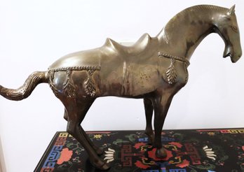 Large Decorative Tang Brass Horse Decor