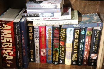 Collection Of Novels Authors Include Robert Ludlum, David Baldacci, Brian Haig, Clive Cussler  And More