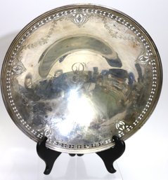 Antique Sterling Silver Engraved Bowl By Theodore Starr, NY