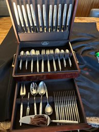 MCM Gorham Stardust Sterling Silver Flatware Set Service For 12 - 90 Pc Total