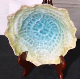 Vietri Italy Early 21 St Century Stoneware Bowl In An Abstract Sea Anemone Shape