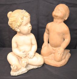 Ceramic Bust Includes Henri Studios Inc 2380, BBW Museum Pieces Inc 1972, Baby Sculpture