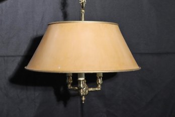 Vintage French Bouillotte Style Ceiling/ Pendant Fixture Approx. 16 X 14 Inches