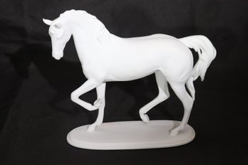Kaiser Germany Bisque Porcelain Figurine Of Prancing Horse