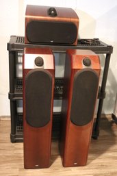 Bowers And Wilkins Sub-woofer HTM7 Serial # 0014634 And 2 Tall Speakers.