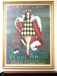 XL Cremant Du Roi' Veuve Amiot Grands Vins Mousseux St. Hilaire- St Florent (France) Print