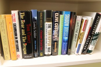 Collection Of Novels Authors Include Clive Cussler, Robert Kurson, Tom Clancy, Michael Crichton And More