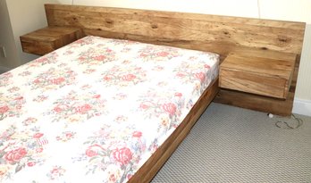 Full Size Captain Bed Frame With Formica Veneer