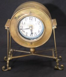 Etienne Brass Clock With Battery
