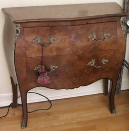 Vintage Burlwood Night Stand