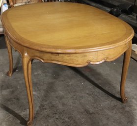 Country French Style Dining Room Table Includes An Extra Leaf