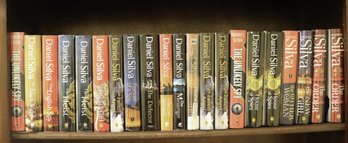 Collection Of Novels Including Daniel Silva House Of Spies, The Fallen Angel, The Heist, The Order, The New Gi