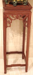 Chinese Carved Wood Pedestal