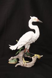 Vintage Helen Boehm Porcelain Snowy Egret Figurine