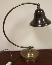 Art Deco Style Brass Desk Lamp