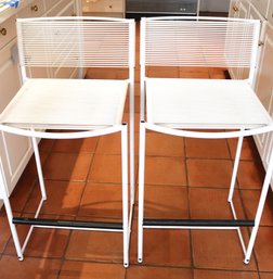 Alias Italy 2 Vintage Counter Stools With Straps