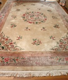 Chinese Sculpted Wool Rug Approx.172 X 120 Inches