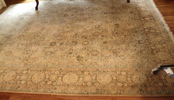 Hand Woven Carpet Approximately 12 Feet X 9 Feet