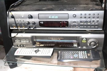 Tajin Media Multi Cd Player Tcd- V6000 & Panasonic VCR.