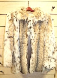 Vintage Lever & Pastorino Fur Coat Size 10 Approximately Medium