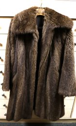 Size 12/14 Size Large Beauti Lush Dense Fur Coat