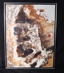 Abstract Painting Signed By The Artist Joan Trye