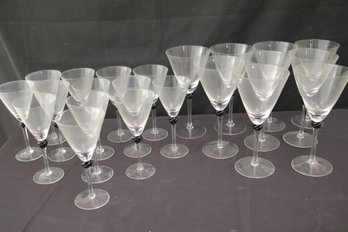 Includes 9 Larger Glasses And 13 Smaller Ones