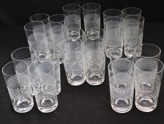 Collection Of 24 Water Glasses 6- Inch