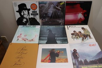 Lot Of 9 Record Albums With Poco, Chuck Mangione, Steely Dan