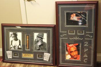 Tupac Shakur, Biggie Smalls In Memory Of Hip Hop Legends And 2 Pac Framed Photo Prints