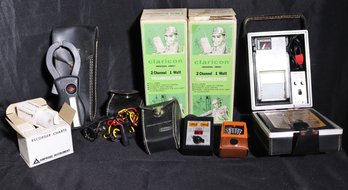 Assorted Testers And Electrical Items Including Vintage Claricon Transceivers