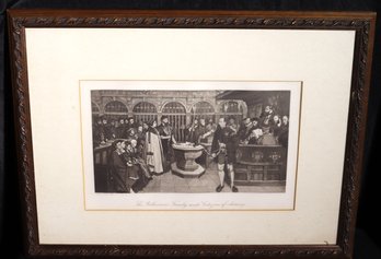 The Pallavicini Family Made Citizens Of Antwerp Framed Print