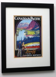 Vintage Style Canadian Pacific Framed Print