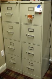 2 Quality Hon File Cabinets With Keys
