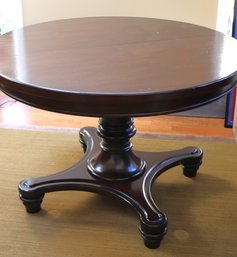 Pottery Barn Montego Pedestal Round Dining Table Includes Extra Leaf