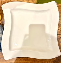 Villeroy And  Boch Dinner Plates In New Wave Pattern