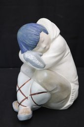 Vintage Lladro Eskimo Porcelain Sculpture/ Figurine