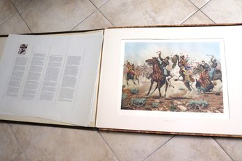 Portfolio Of Signed & Matted Western Motif Prints With Works By James Reynolds.