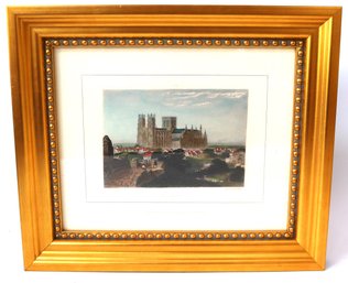 York Minster Framed Print London Published Originally In 1832 By Chapman & Hall