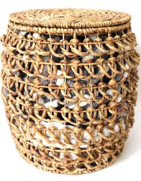 Woven Basket Great For Linens