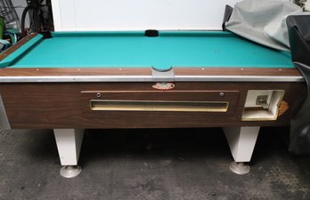 Vintage Americana Billiards 7-foot Pool Table With Coin Slot